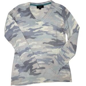 Charter Club Luxury 100% Cashmere V-Neck lightweight soft -M